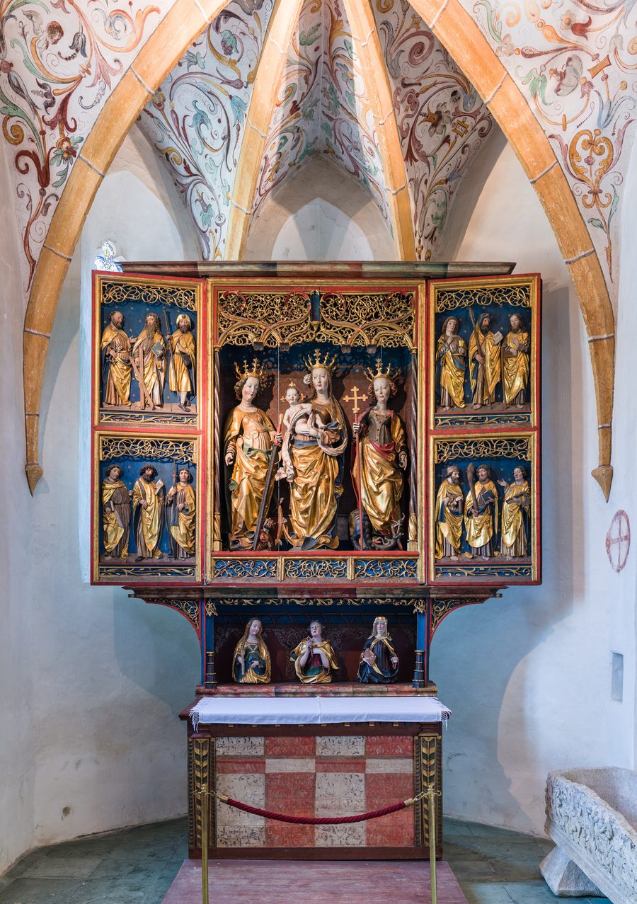 Winged altarpiece in Stift Ossiach church