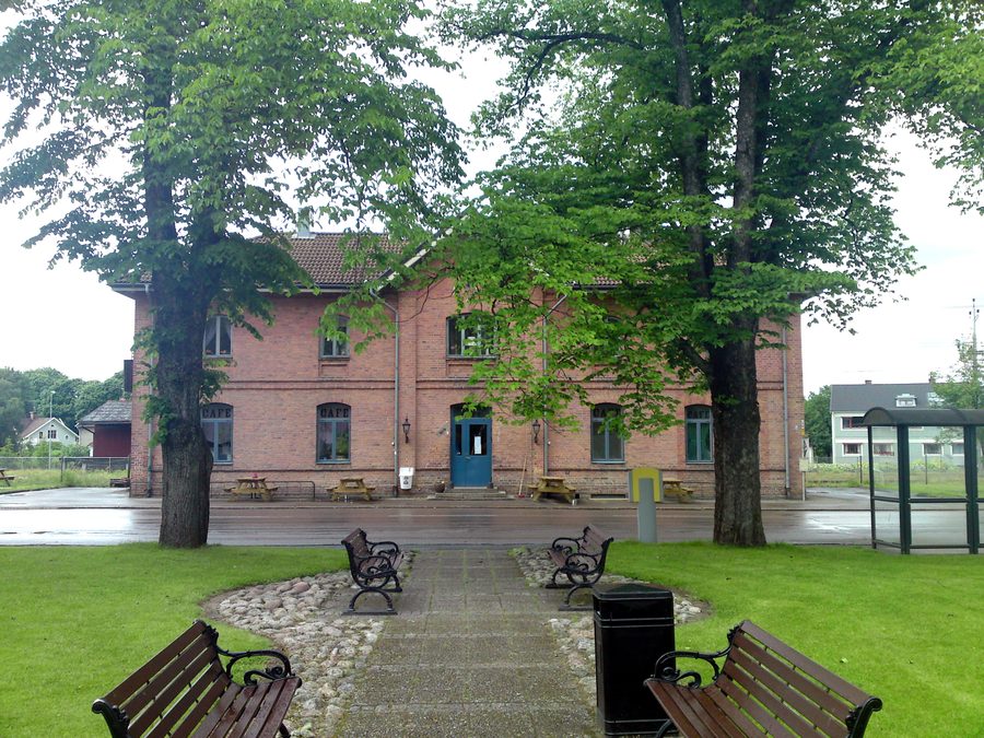 Stockaryd's station eleven kilometers south of Sävsjö, Småland