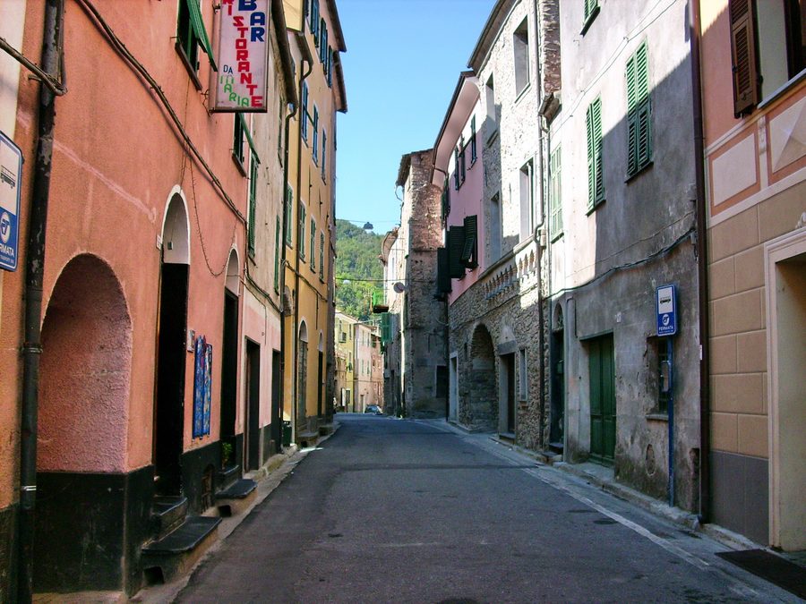 Historic center of Vessalico in Liguria
