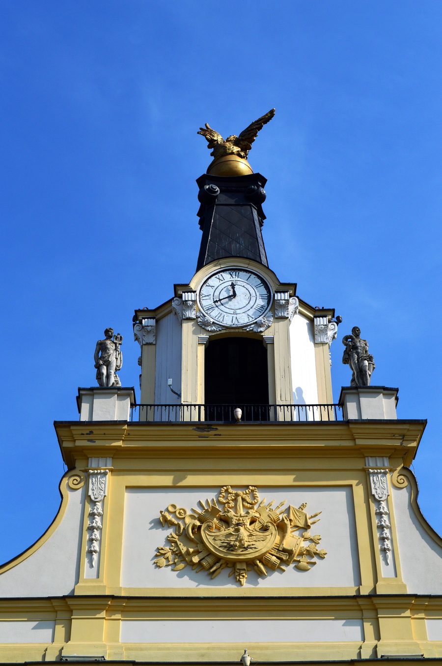 Branicki Palace main gate in Białystok