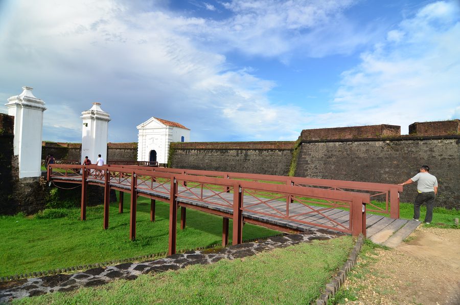 Eingang der Fortaleza de São José de Macapá in Macapá, Amapá, Brasilien