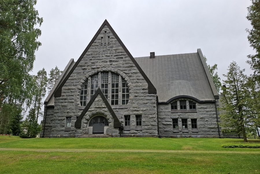 Muuruveden church in July 2026