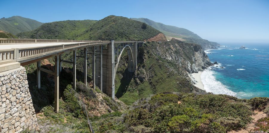 Bixby Creek Bridge on the California coast