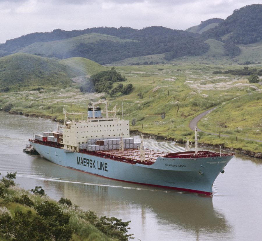 Ship in the Panama Canal