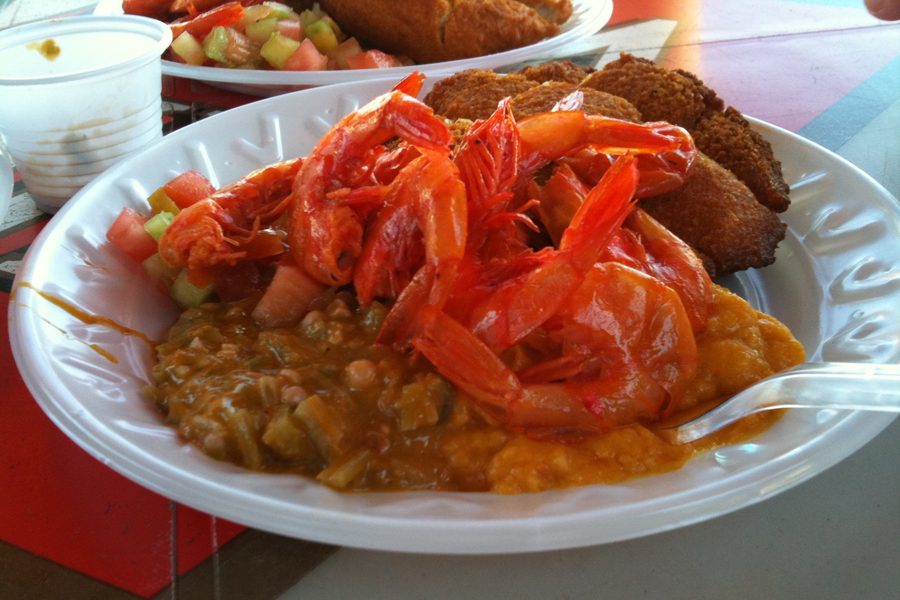 Acarajé, a traditional Bahian dish