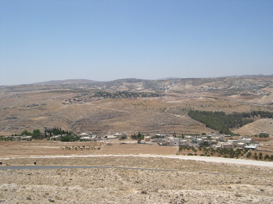 View from Herodium over the landscape