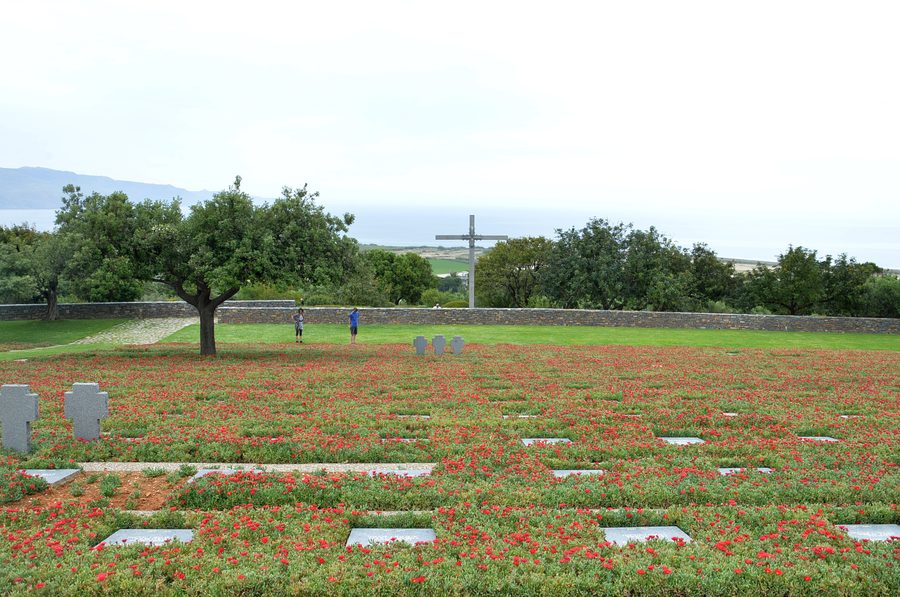 German War Cemetery in Maleme, Greece