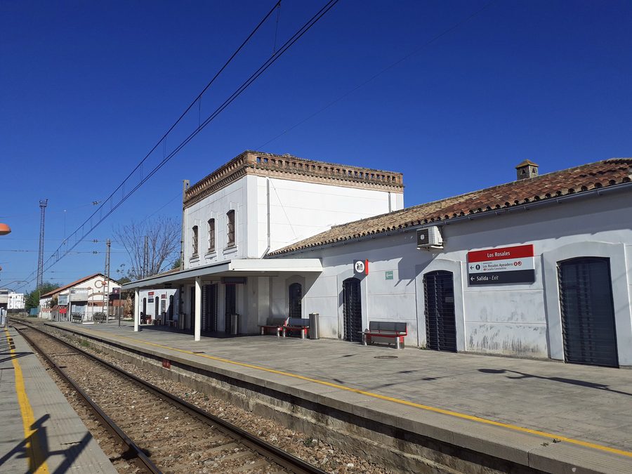 Los Rosales station in Tocina, province of Seville