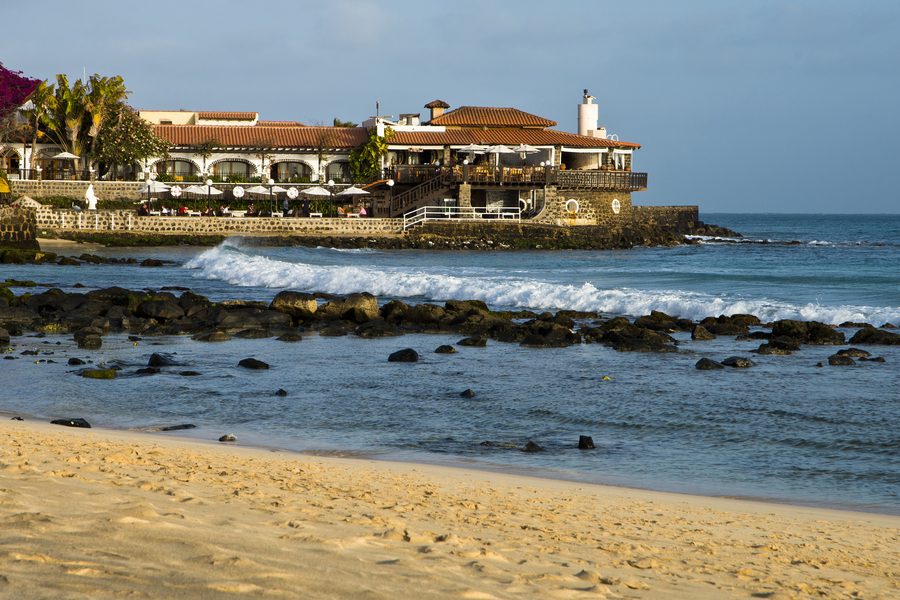 Beach scene on Sal