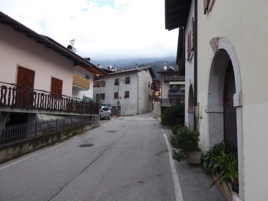 View of Stravino in the municipality of Cavedine in Trentino