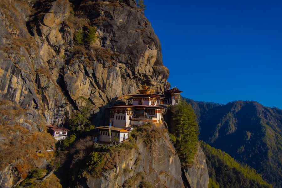 Taktsang Monastery above the Paro Valley