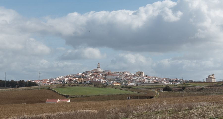 Panoramic view of Fuente Obejuna, in the province of Córdoba, Spain