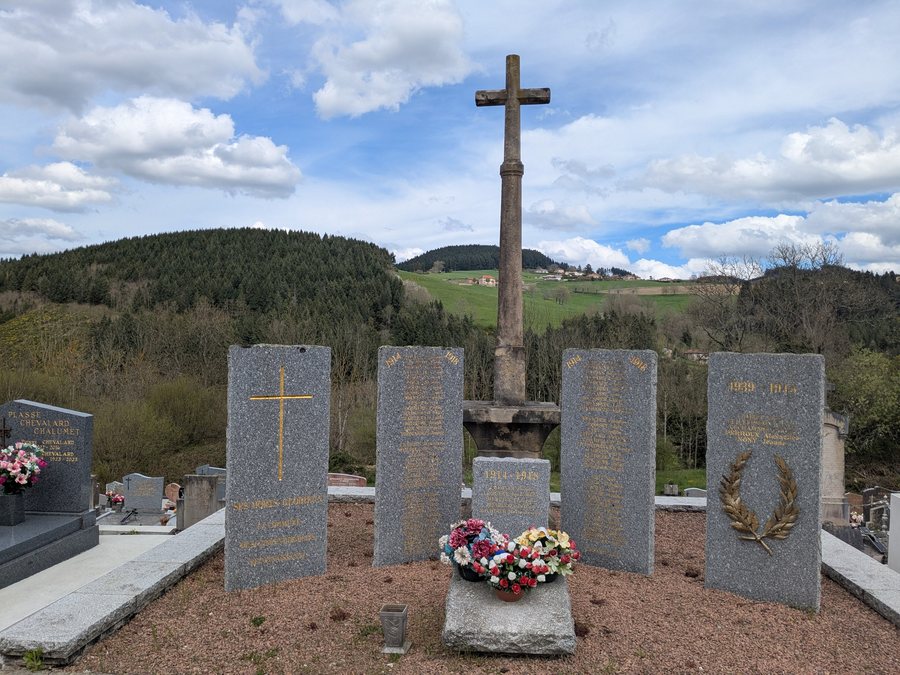 File:Cimetière de Saint-Vincent-de-Reins - Monument aux morts (avr 2025).jpg