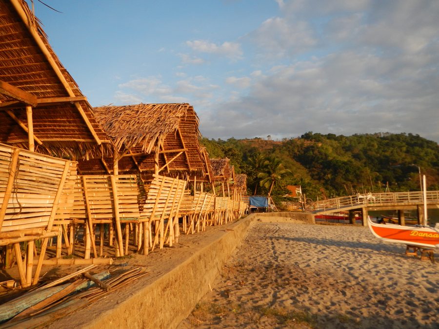 Coastal landscape on Subic Bay near Subic in Zambales