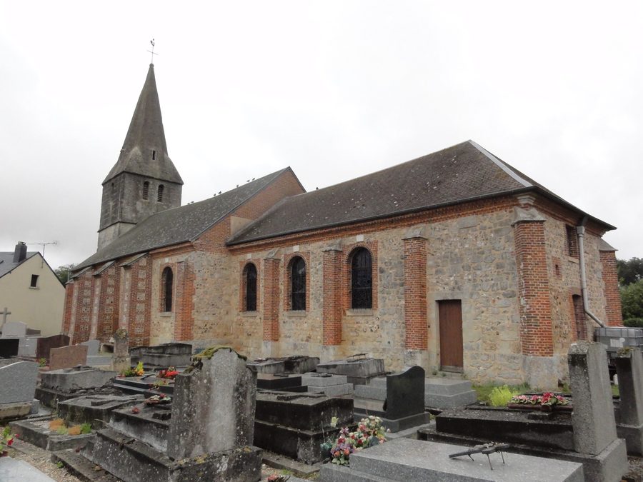 Church of Mentheville in the Seine-Maritime department