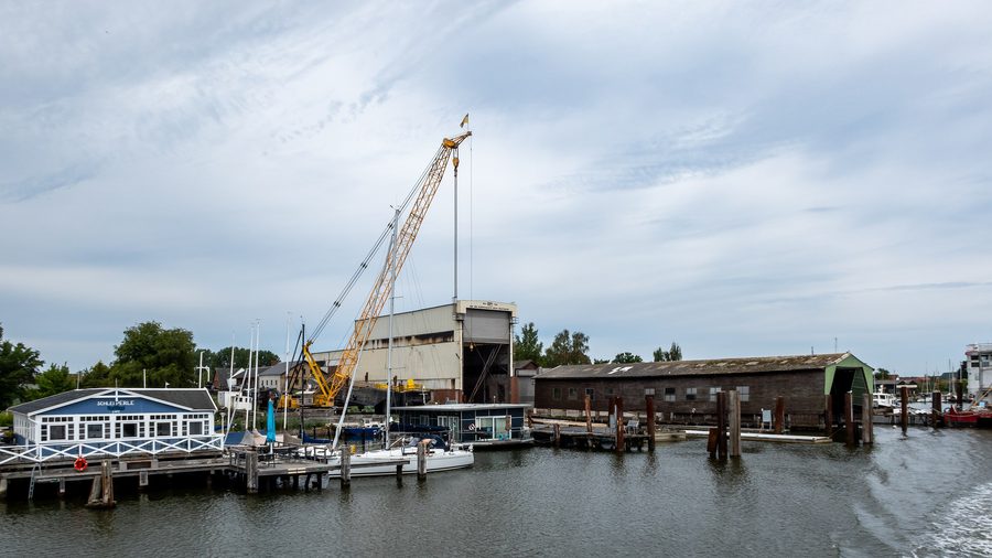 Otto Eberhardt shipyard in Arnis