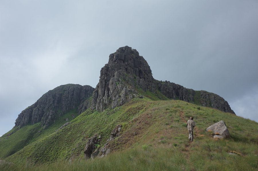 Mount Bintumani in the eastern highlands of Sierra Leone