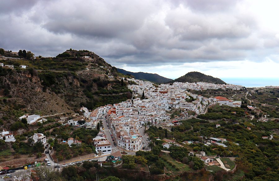 View of Frigiliana in Andalusia