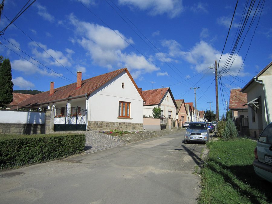 Szent Donát Street in Dunabogdány (Pest County, Hungary)