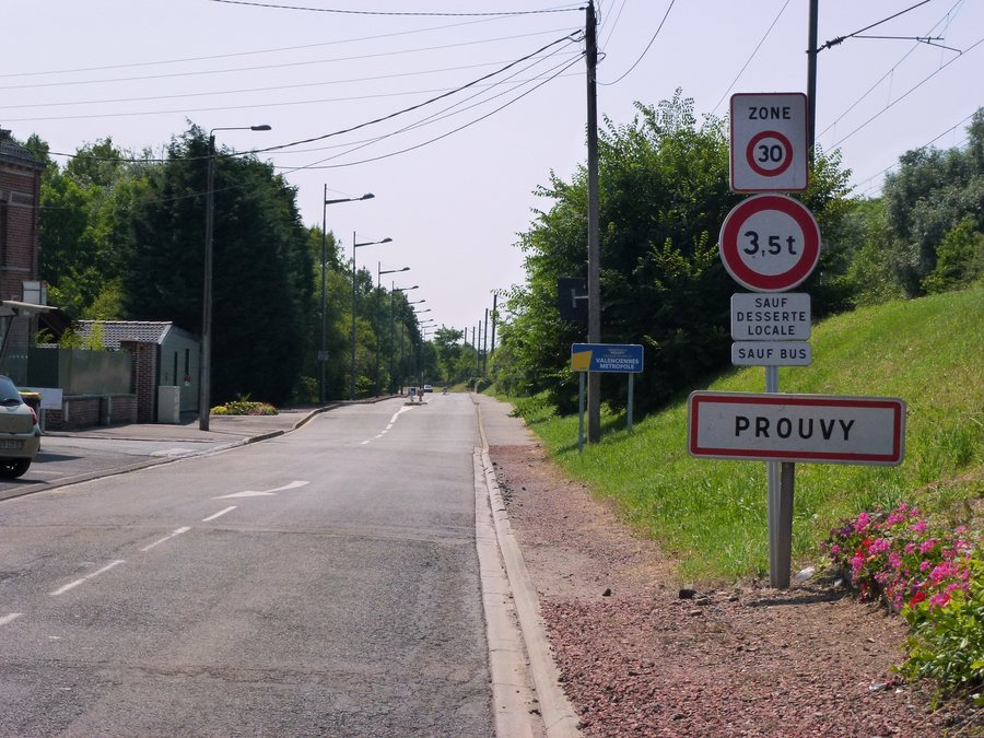 File:Prouvy (Nord, Fr) city limit sign.JPG