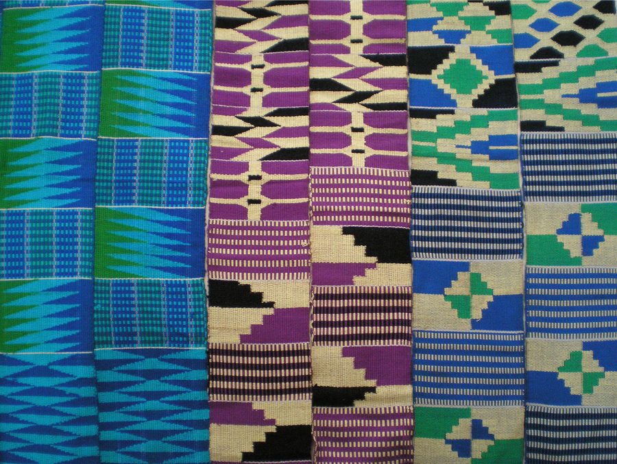 Ewe Kente stripes from Ghana