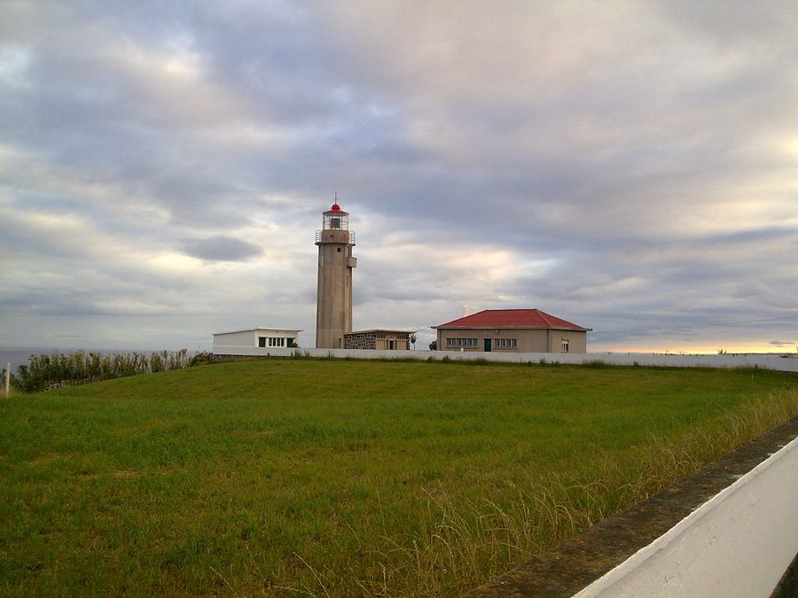 Farol de Ponta Garça on the coast of São Miguel in the Azores