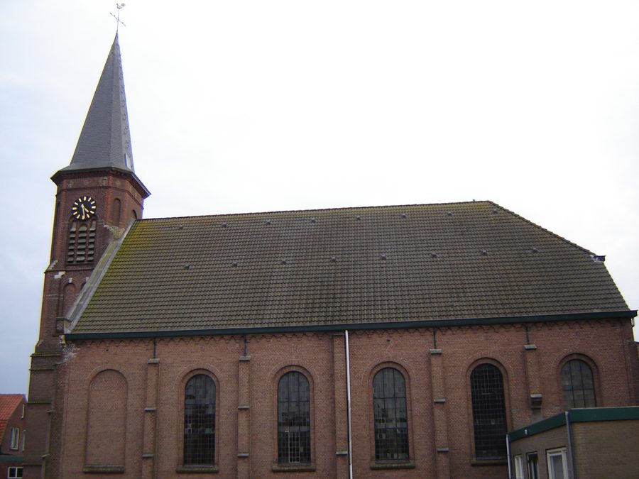 Dutch Reformed Church (PKN) in Hoek, Terneuzen, Zeeland, the Netherlands