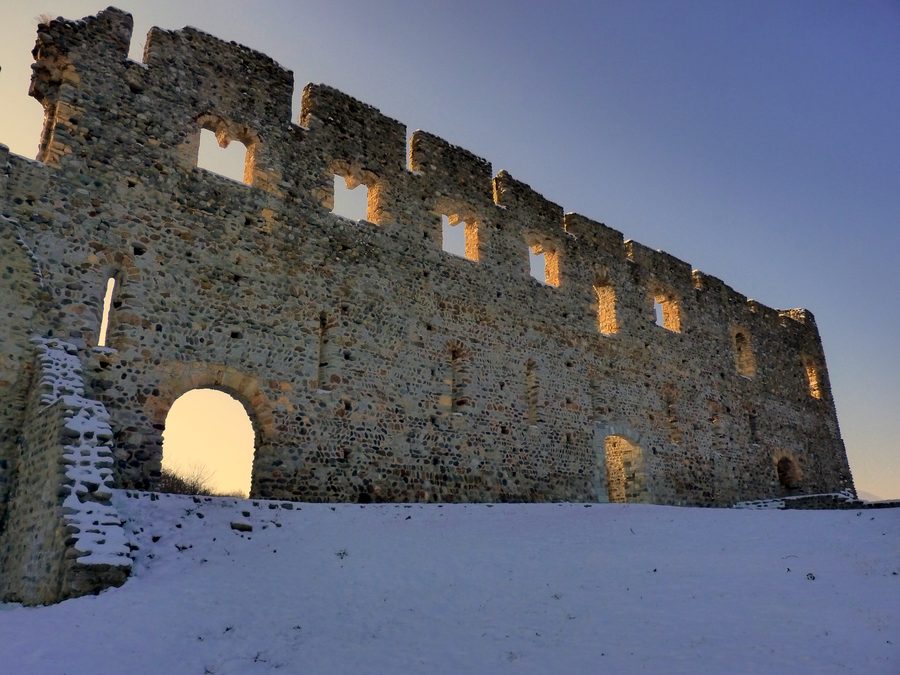 Castello di Vintebbio, seen from the east side