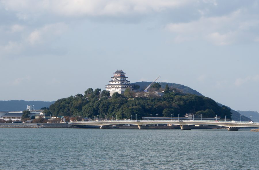 Karatsu Castle in Karatsu in Saga Prefecture