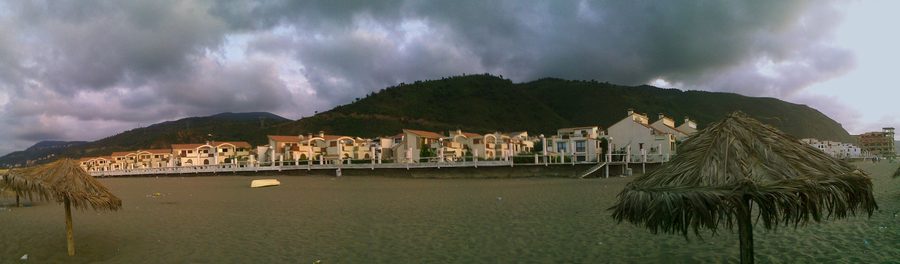 Tourist area near Tichy beach in Béjaïa Province