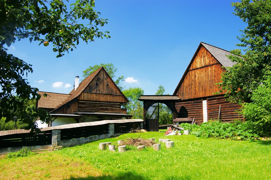 Historic Dlaskův statek in Dolánky near Turnov