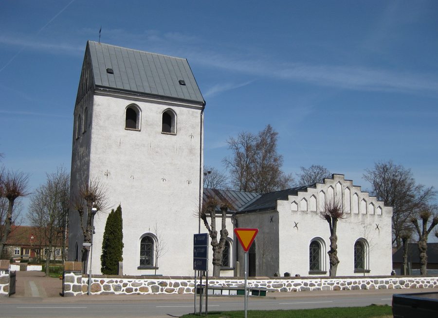 Härslöv church in Skåne, Sweden