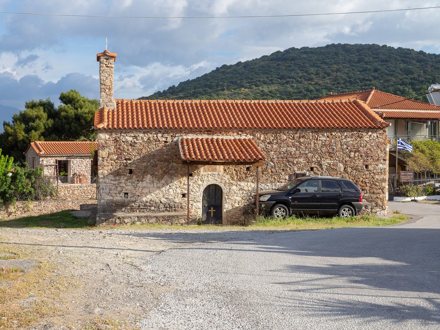 Agios Ioannis Chrysostomos church in Skoutari in Mani