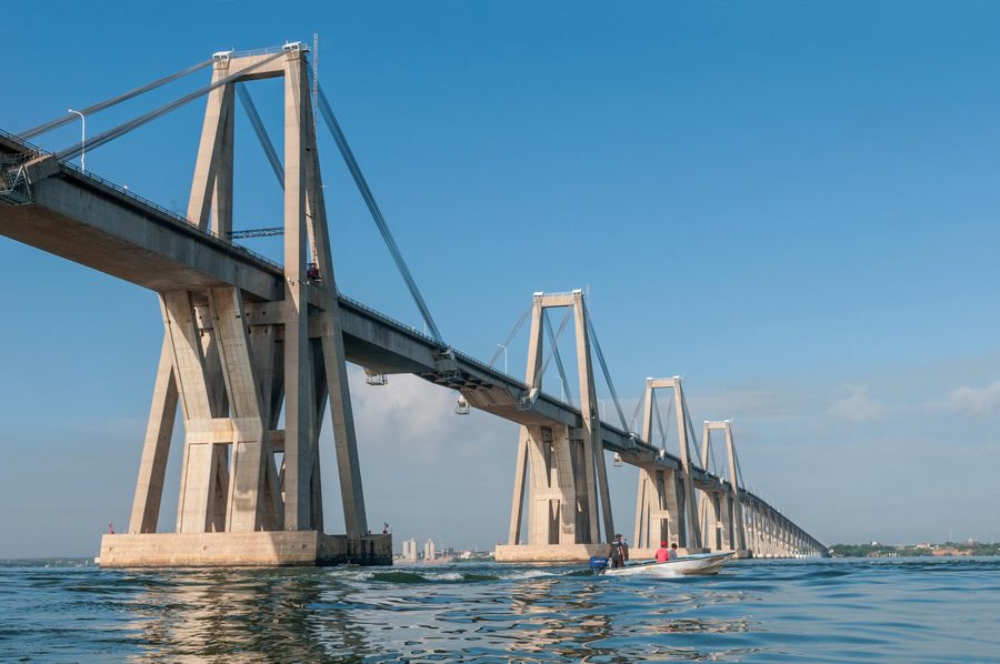 General Rafael Urdaneta Bridge over Lake Maracaibo near Cabimas