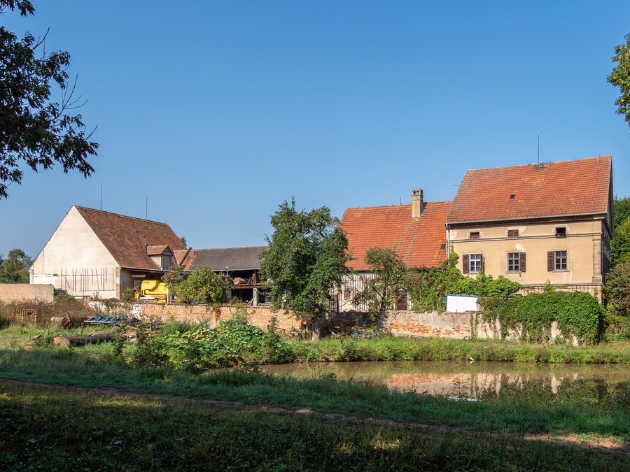 Farmhouse in the Mutzershof district of Stegaurach