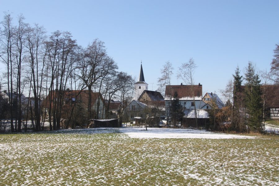 View of Kleinsendelbach in Bavaria