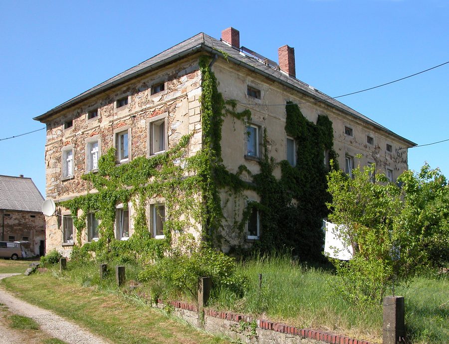 Manor house of the Großhänchen manor estate in Burkau