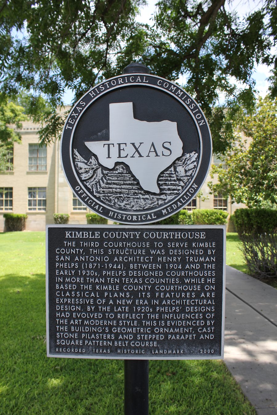 Kimble County Courthouse in Junction, Texas