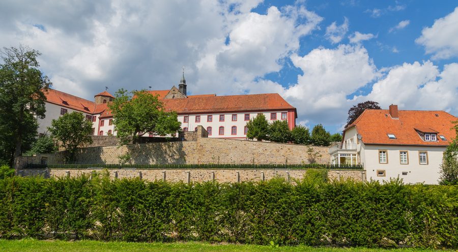 Iburg Castle and Benedictine Abbey in Bad Iburg, Lower Saxony