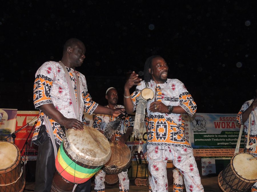 Traditional music scene in Burkina Faso
