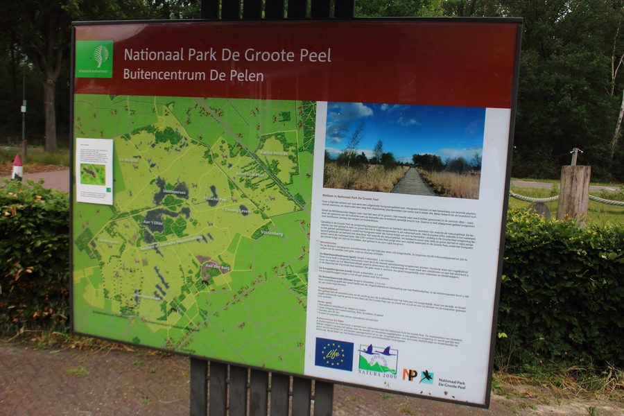 Landscape in Nationaal park De Groote Peel, Nederland