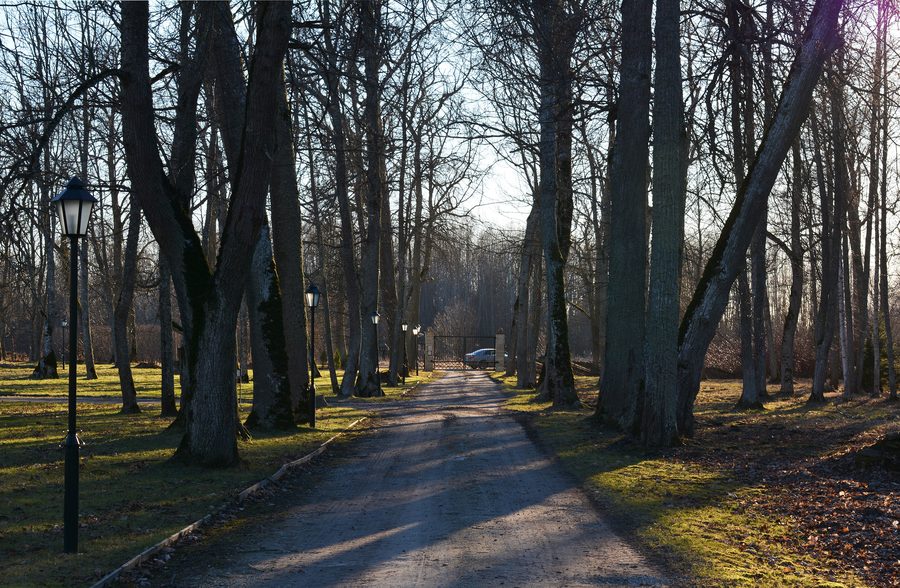 Park of the Vihterpalu manor house in Estonia