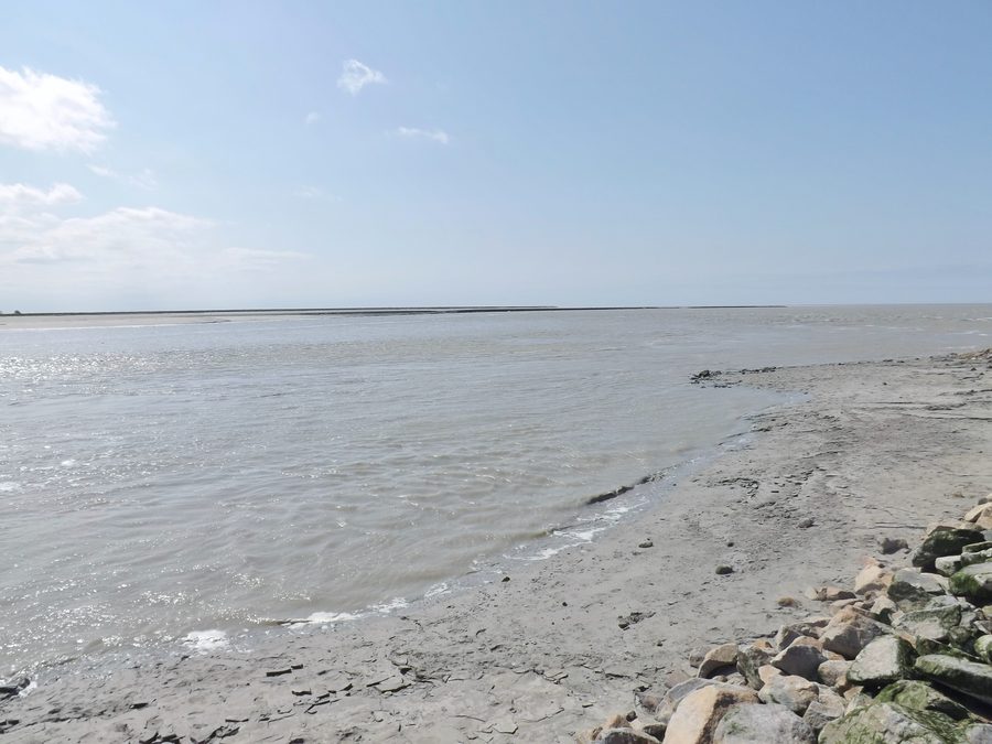 Bay of Mont-Saint-Michel at high tide