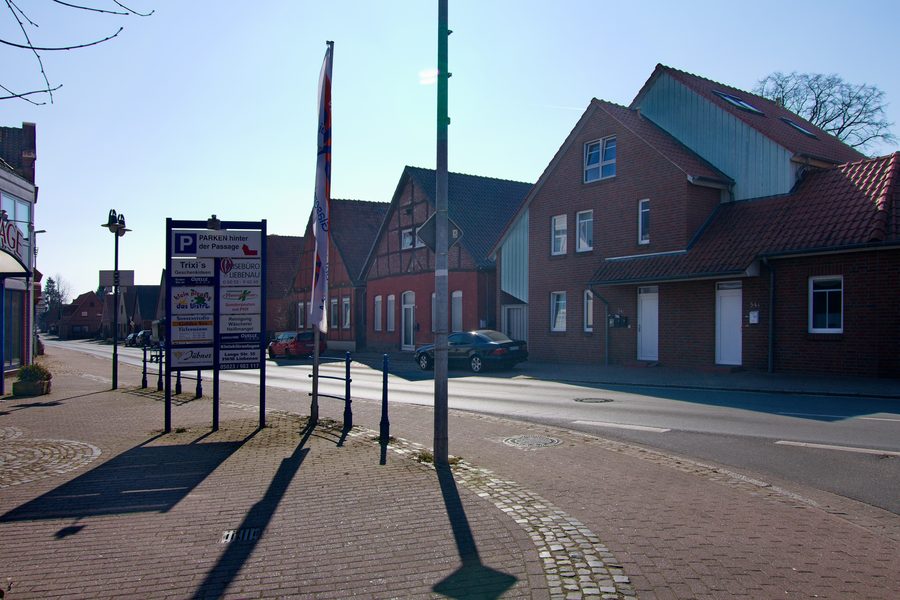 Village view of Liebenau in Lower Saxony