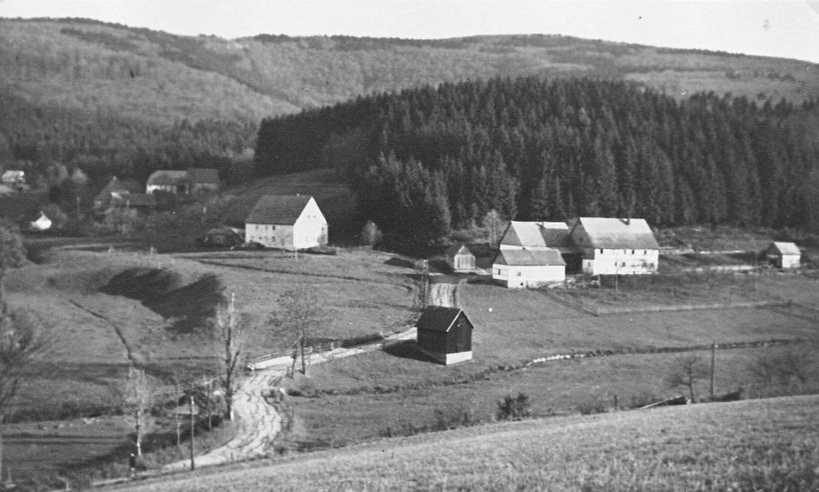 Bestwig-Untervalme in the 1930s seen from the west