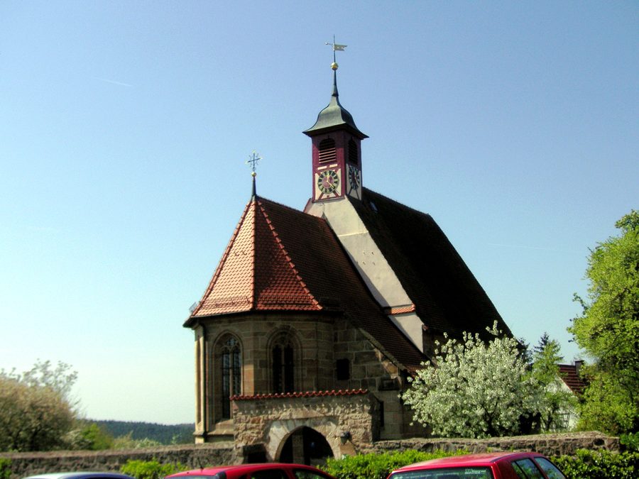 St. Wolfgang Church in Puschendorf in April 2007