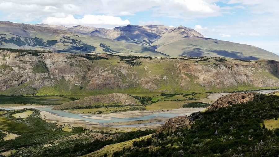Landscape near El Chaltén in Patagonia