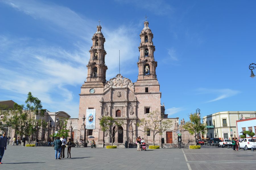 Cathedral of Aguascalientes in Aguascalientes, Mexico