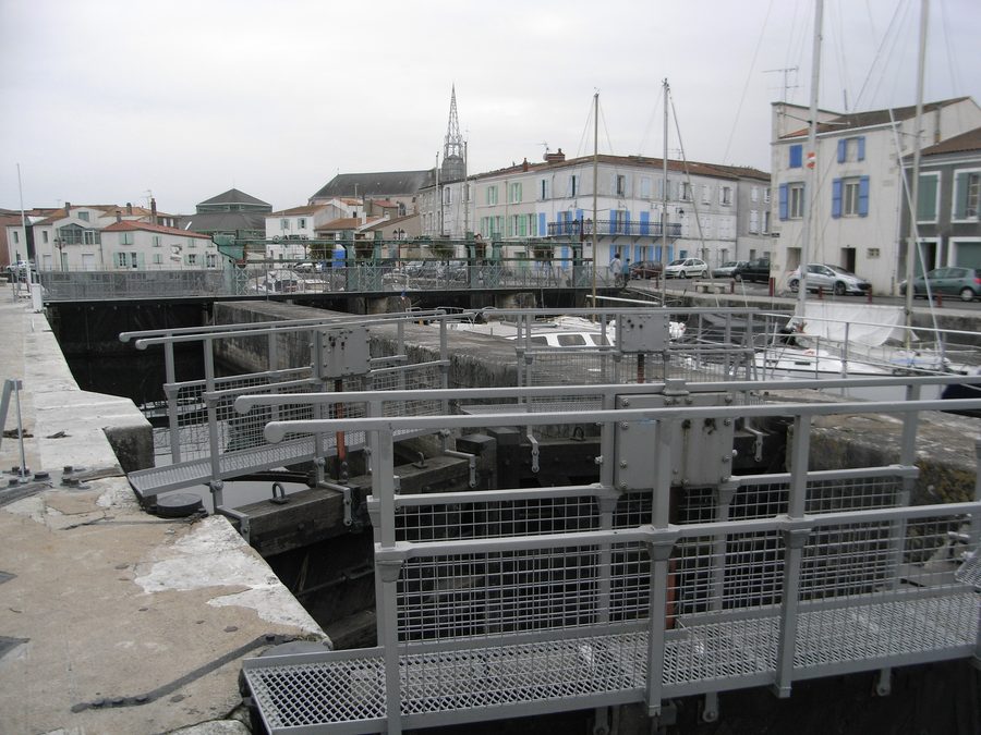 Lock at the Carreau d'Or in Marans