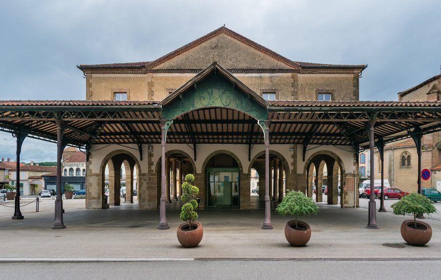Town hall of Trie-sur-Baïse, Hautes-Pyrénées, France